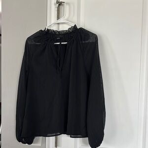 Sanctuary Black Blouse Elegant Top